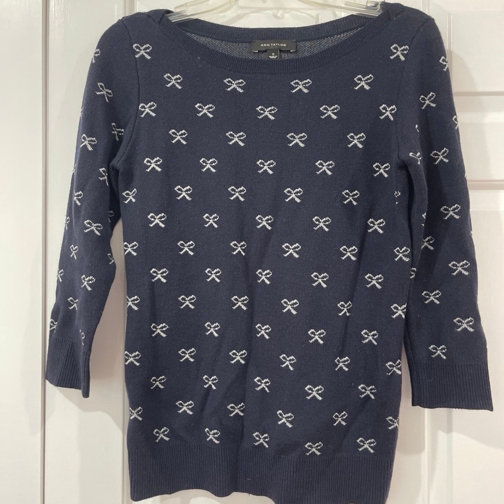 Ann Taylor Bow Sweater